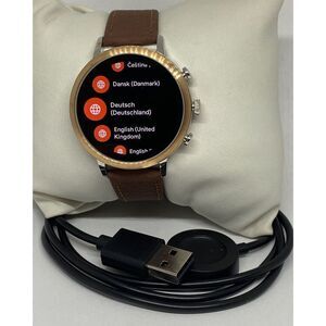 Fossil Gen 4 Authentic Digital Dial Smart Watch Custom Band FTW6016 DC86